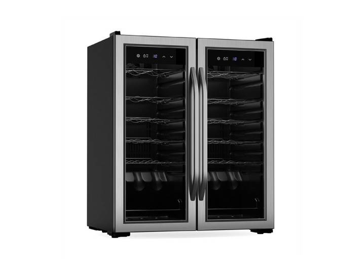 Klarstein Weinkühlschrank Vinamour, für 36 Standardflaschen á 0,75l,Wein Flaschenkühlschrank Weintemperierschrank Weinschrank Kühlschrank