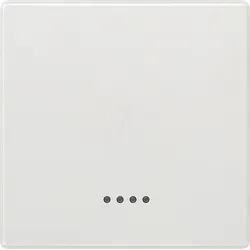 SIE 5TG7140 - DELTA style, titanweiß Wippe mit Fenster, 68x 68mm