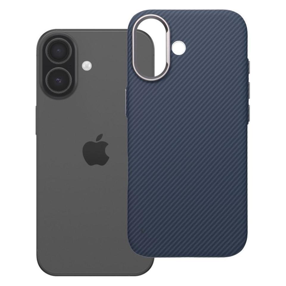 OEM Rückseitenhülle für das iPhone 17 von K-Look, MagSafe, blau (Apple iPhone Air) (74673314)