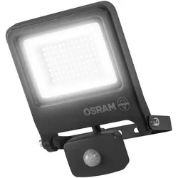 Osram LED Fluter Endura Flood Sensor 50W DG 4000K Neutralweiß IP44 grau
