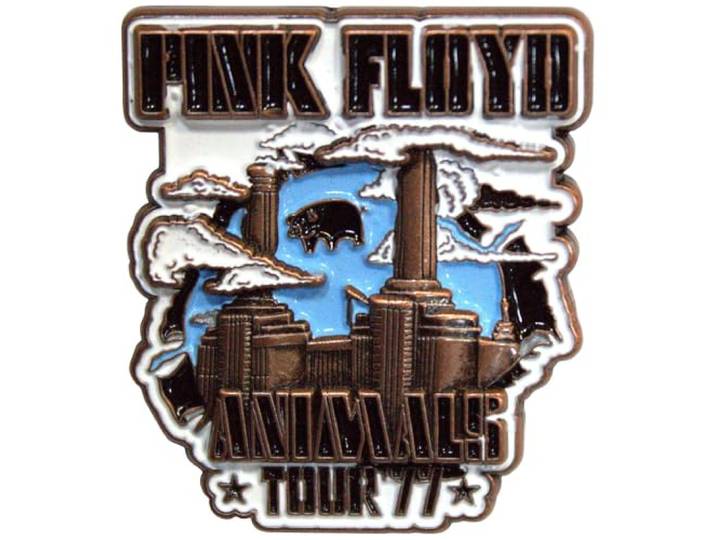 pink floyd Animals Tour 77 Pin Badge One Size