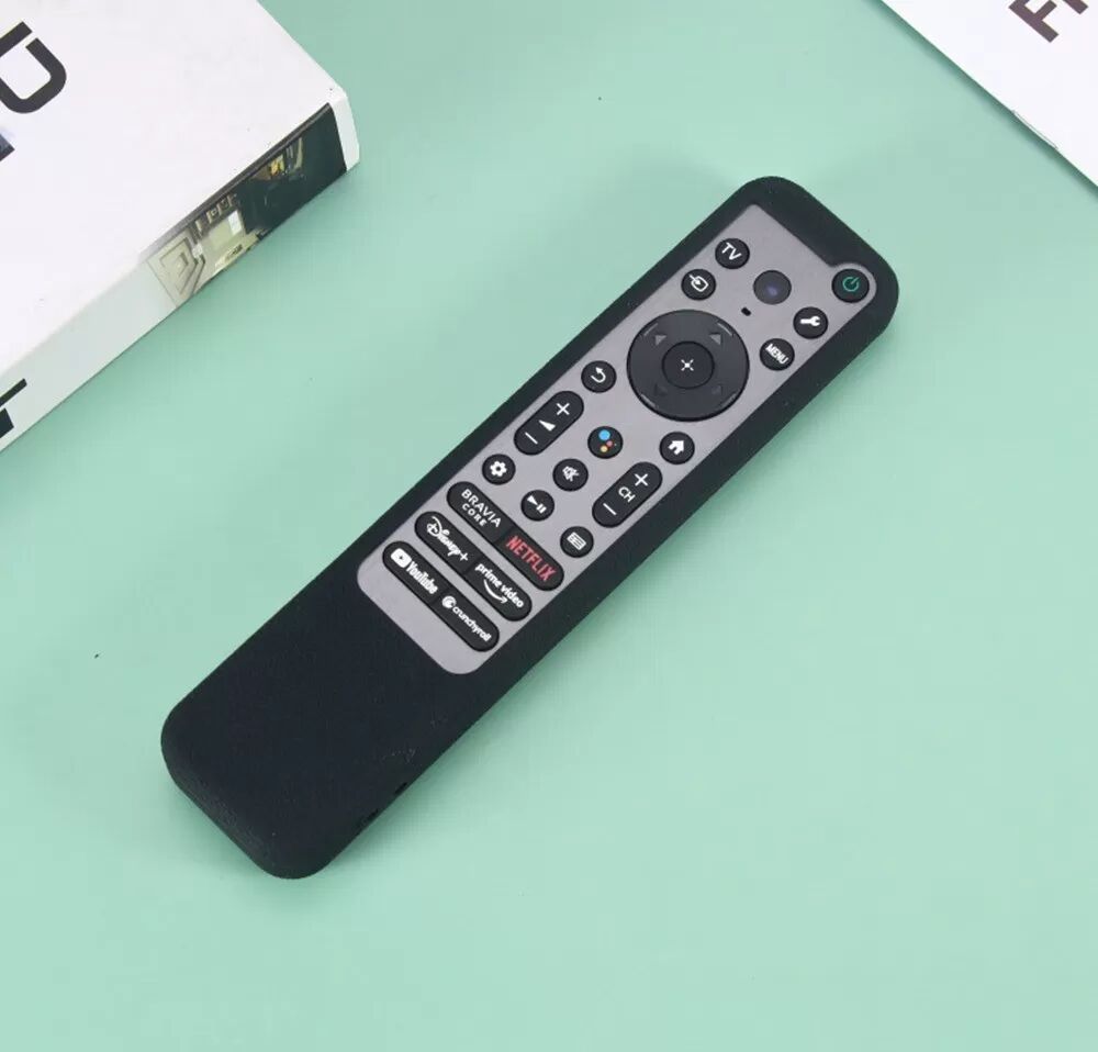 INF Silikon Schutzhülle kompatibel mit Sony TX800C TX900 Fernbedienung - Rutschfest, Stoßfest Schwarz