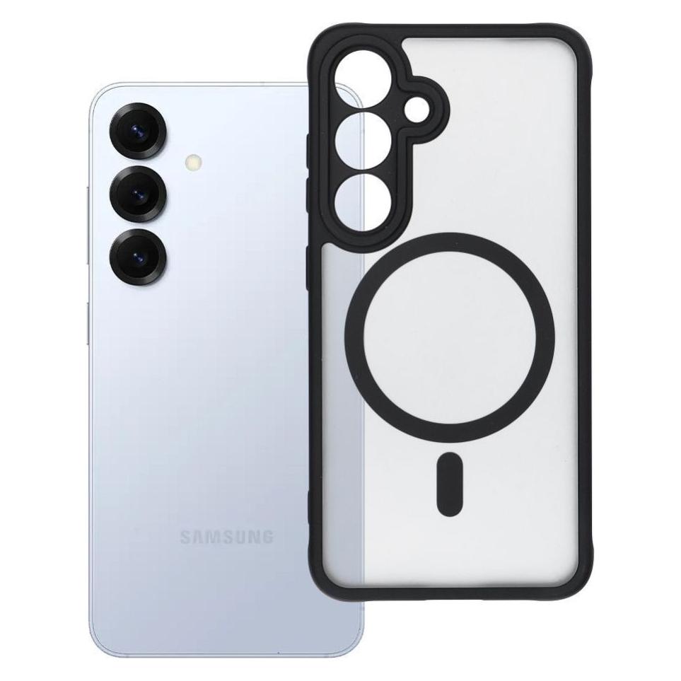 OEM Back panel cover FULL MATTE MAG COVER case geeigner für MagSafe for SAMSUNG S25 black (Samsung Galaxy S25) (56666027)
