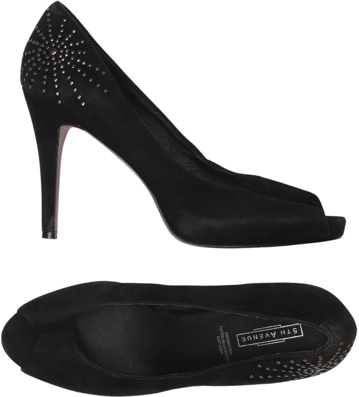 5th Avenue Damen Pumps, Schwarz, Gr. EU 40, Leder - Second Hand