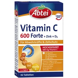 Abtei Vitamin C 600 Forte Plus 42 St