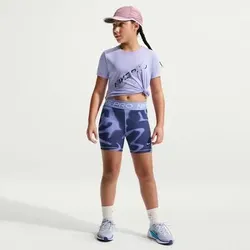 NIKE Kinder Tight G NP DF 3" SHORT AOP VNR, Größe L in Blau Blau