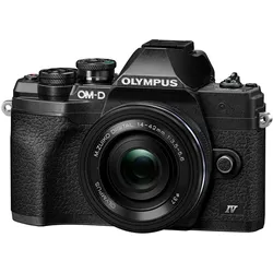 Olympus OM-D E-M10 Mark IV + 14-42mm Pancake EZ schwarz