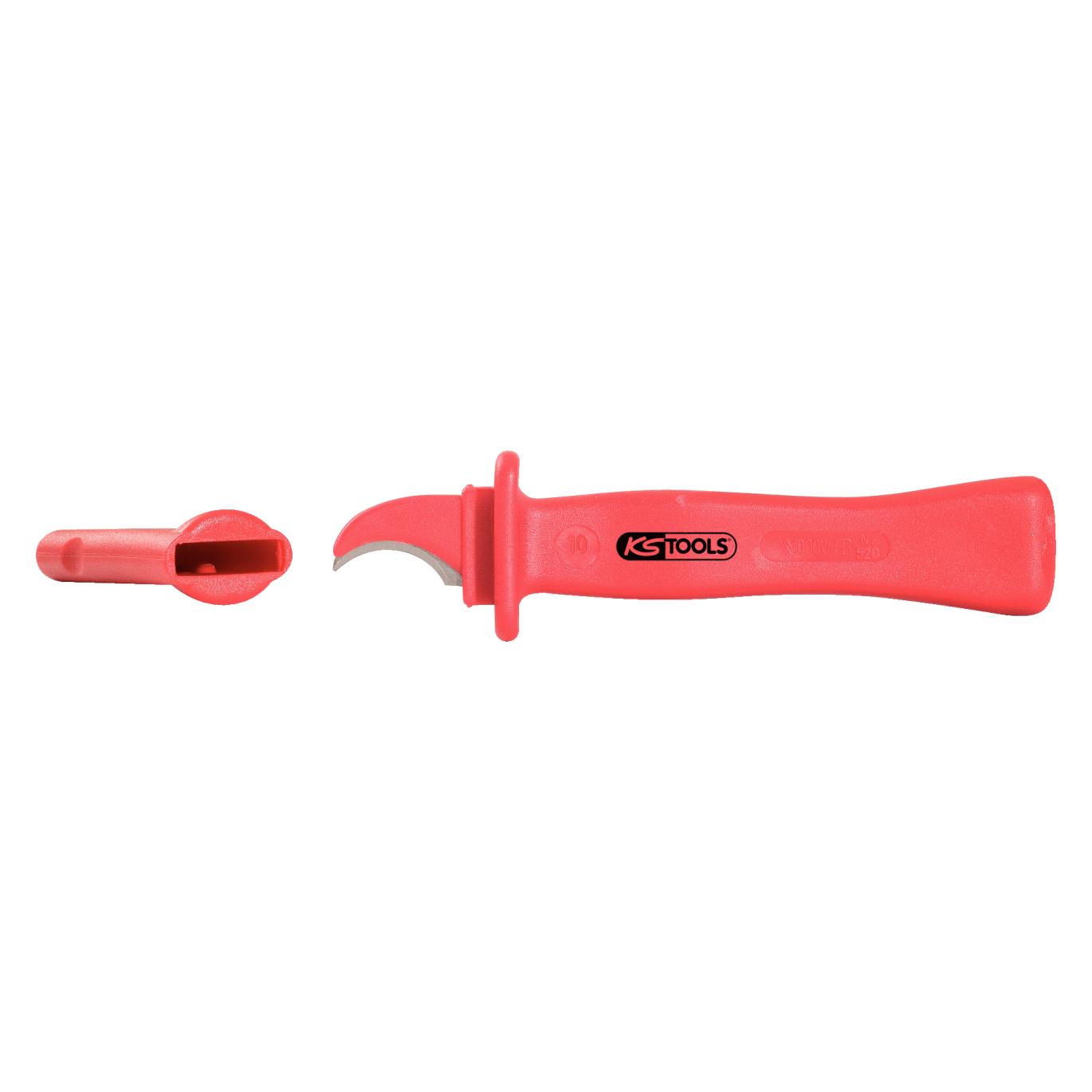 KS Tools Absetzmesser mit Schutzisolierung, 165mm (117.1394)