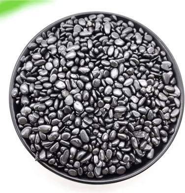 Inspire Picks Natural Shungite Crystal Gravel Healing Stones For Water Purification & Home Decor shungite Gravel 40 50g 1bag