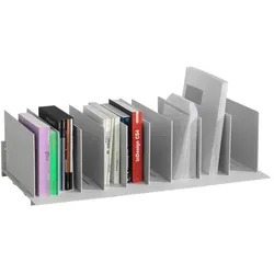 PAPERFLOW Buchstütze 85,8 x 32,3 x 23,3 cm lichtgrau