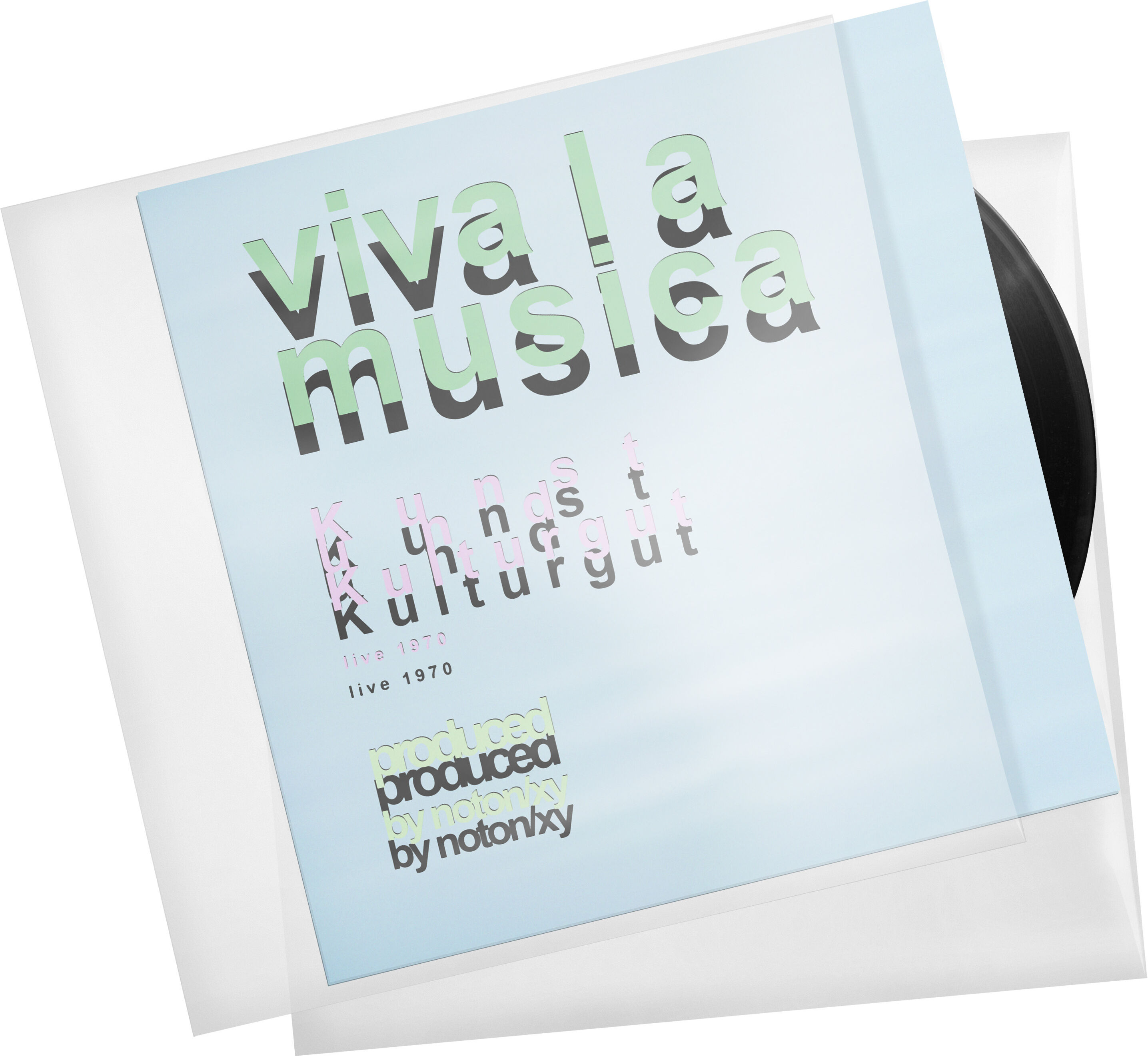 SPRINTIS 50 Unités - Pochette protection vinyle 7", LDPE, transparent