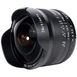 7ARTISANS 7.5mm 1:2.8 II Fisheye Eos-R schwarz (Manual Focus) (mit Zugabe)