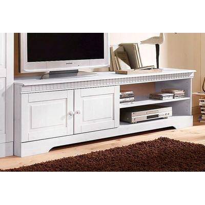 Lowboard OTTO HOME "Cubrix", weiß, B:162cm H:45cm T:44cm, Massivholz, Sideboards, Lowboard, Kommode aus schönem massivem Kiefernholz, Breite 162 cm