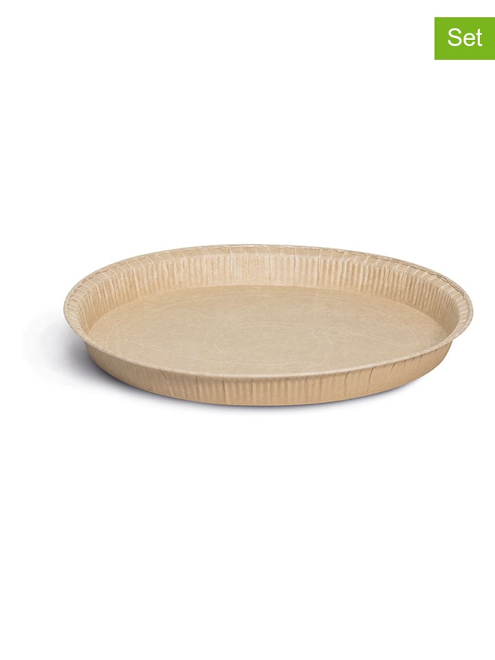Guardini 2er-Set: Papier-Kuchenformen in Beige - 2x 2 Stück - onesize