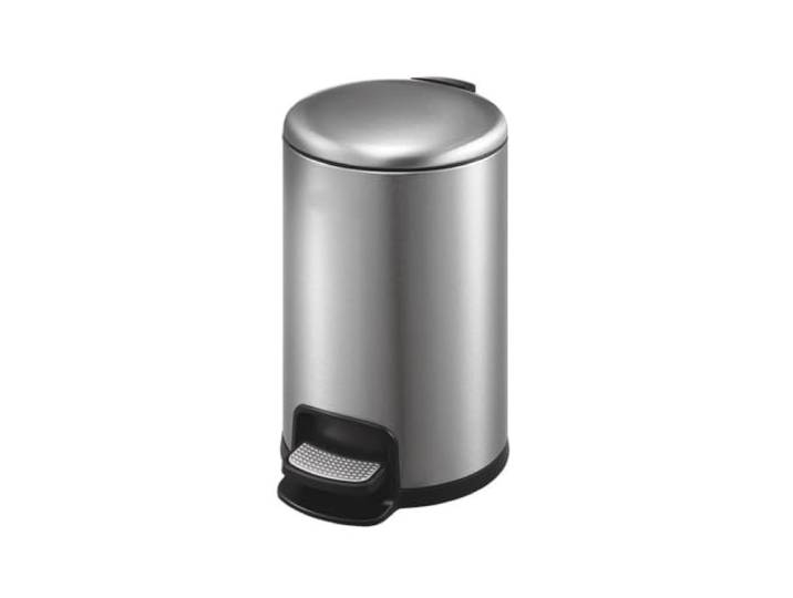 Haushaltsmülleimer Runder Mülleimer Mit Deckel, Fußpedal, Hotel(Grigio)