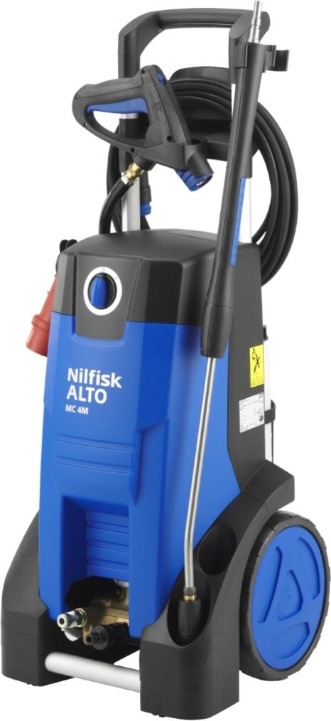 Nilfisk MC 4M-180/740 Kaltwasser Hochdruckreiniger der Mittelklasse mit externem Schaumsprüh-Reinigungsmittelsystem, Fördermenge: 740/660 l/h - Pumpendruck: 180 bar; 107146406