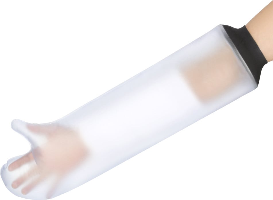 Cocosity Ringloze Waterdichte Douchehoes voor Volwassenen met Korte Mouwen, 57 cm, PVC, P2201