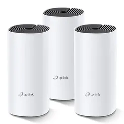 TP-Link Deco M4 Mesh WLAN Set (3er Pack) AC1200 Dual Band Router & Repeater Reichweite bis zu 370 m2
