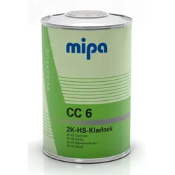 MIPA CC6 2K HS Klarlack mit UV-Filter VOC-Klarlack vorverdünnt, 1 Ltr. - AUSLAUF