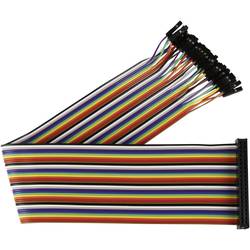 Joy-it RB-CB2-030 Jumper-Kabel Raspberry Pi® [40x Drahtbrücken-Buchse - 40x Drahtbrücken-Buchse] 30.00 cm Bunt inkl. Pins