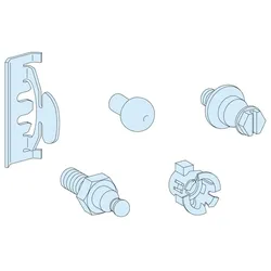 Schneider Electric LVS01105 PrismaSeT-P, Zubehör-Set, für Türbefestigung
