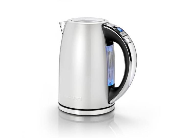 Cuisinart Multi-Temp Wasserkocher Schnelles Aufkochen Kabellos Edelstahl-Finish 1,7L Fassungsvermögen Einstellbare Temperatur Abnehmbarer, waschbarer Anti-Kalk-Filter Edelstahl gebürstet