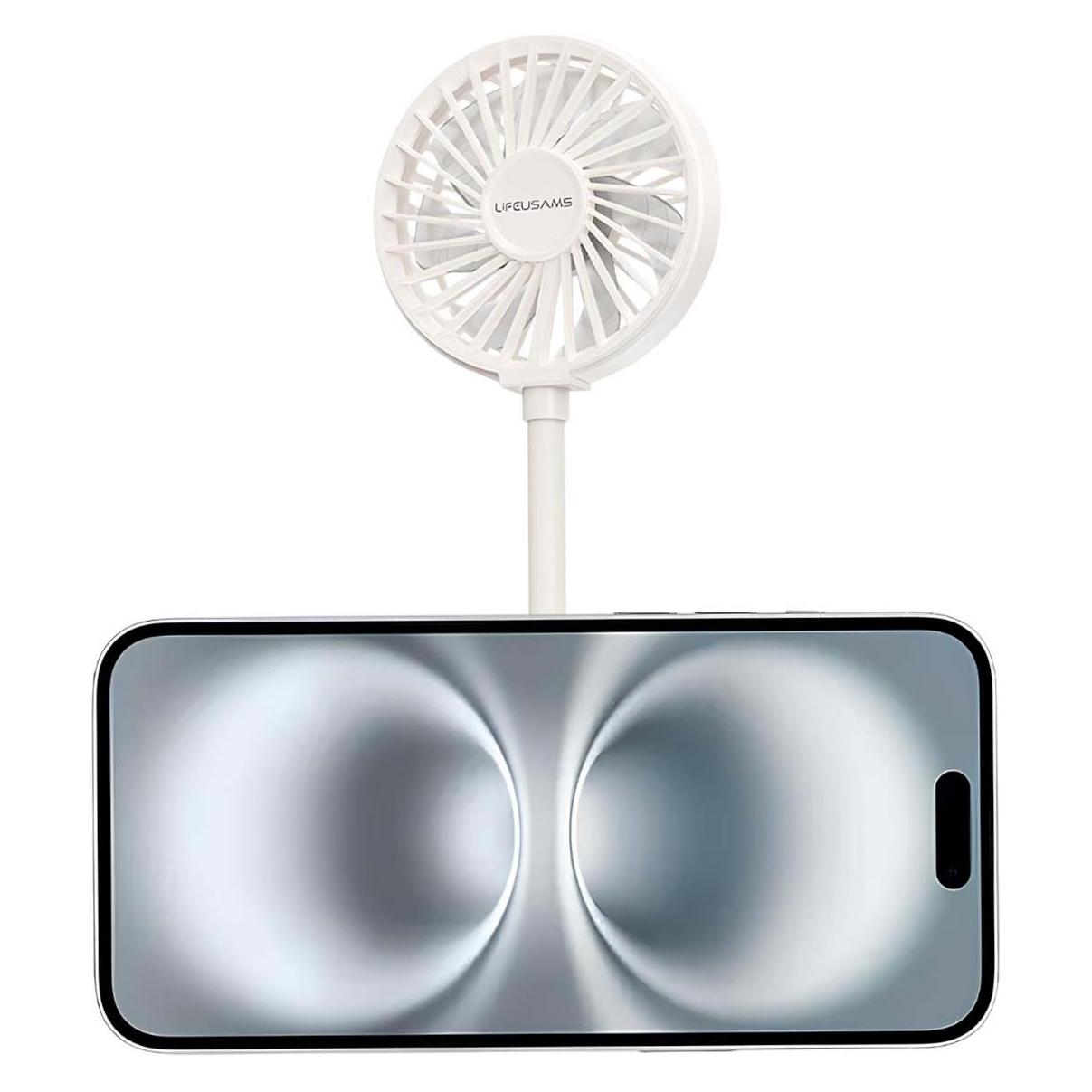 Usams Hand fan LiFE LU02 white (LU02FS02)