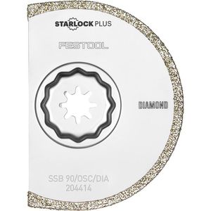 Festool Multifunktionswerkzeug-Zubehör SSB 90/OSC/DIA, 204414, 90 mm Ø, Segmentsägeblatt, Diamant-Sägeblatt, Starlock Plus