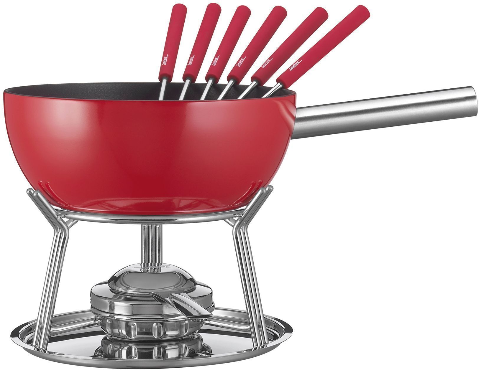 Spring Set di fonduta rosso 23 cm Aluminium Induktion