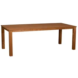 Gartentisch Aberdeen 220 x 100 cm Teak Braun
