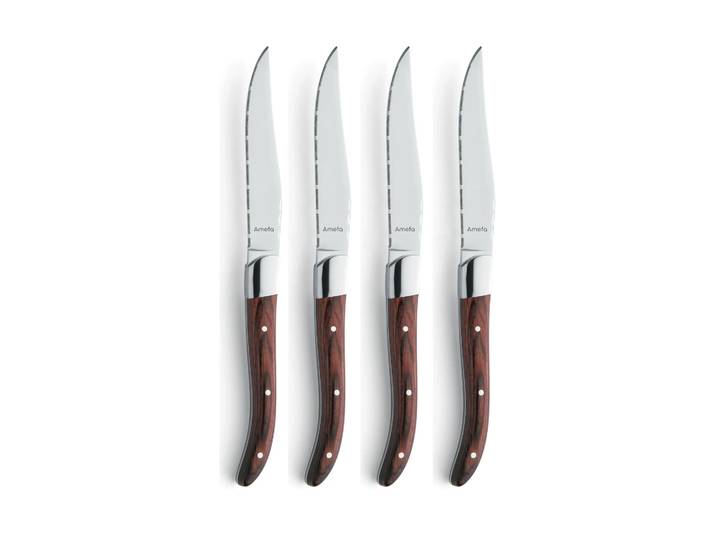 Amefa Royal Steak grillmes 4-pack Brown in houten doos