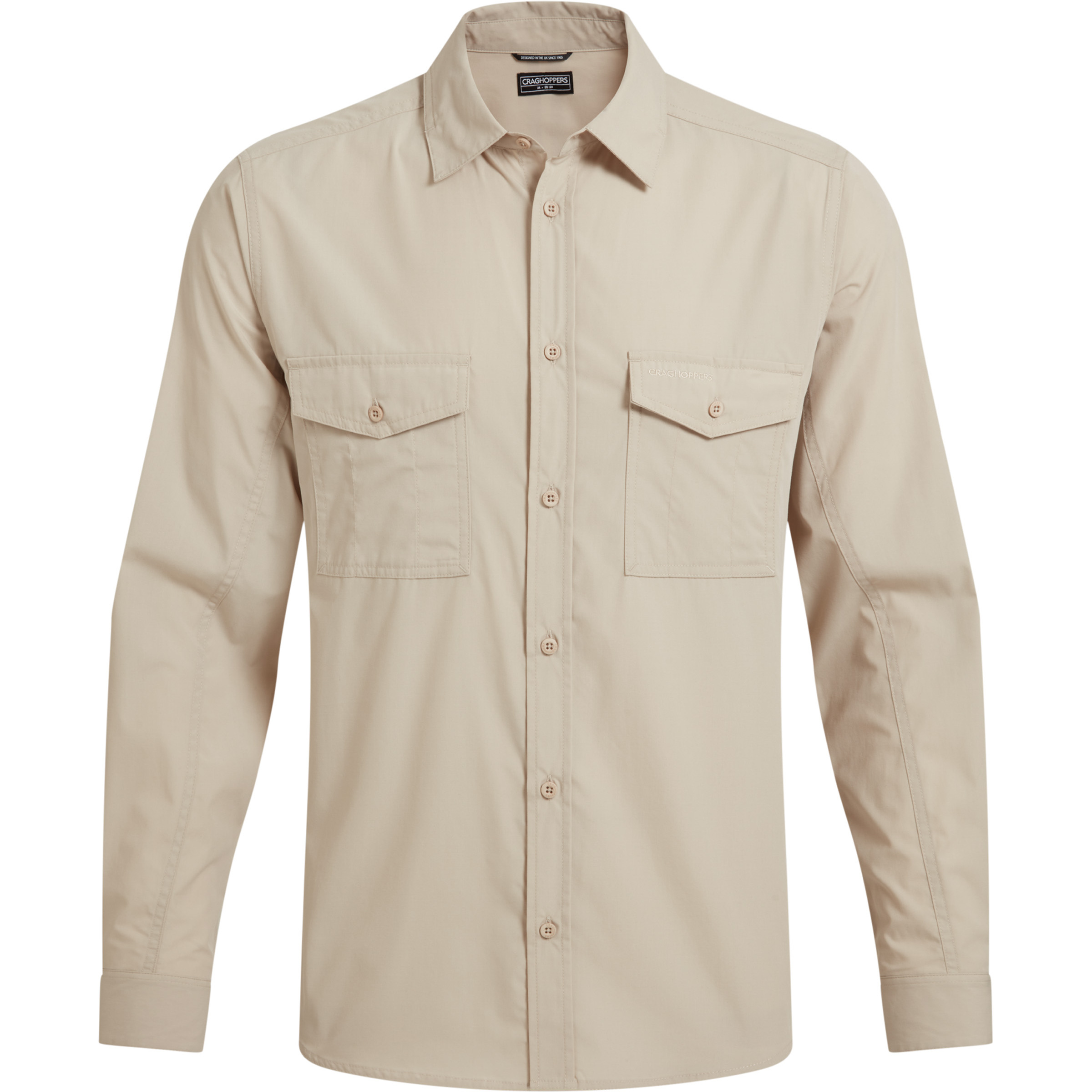 Craghoppers Kiwi II Herren Hemden beige Größe XXL Camping Hautfreundlich