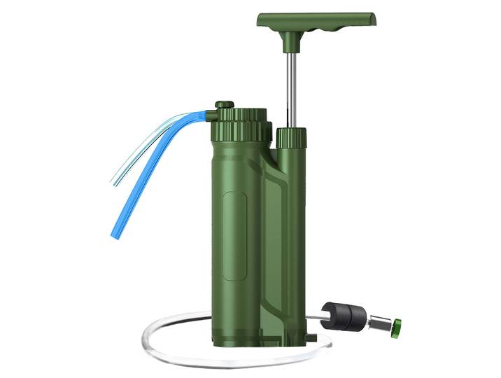 Pompe à filtre à eau par osmose portable, système de purification de l'eau en plein air, équipement de position pour le camping, la randonnée, les voyages, les urgences, les barrage