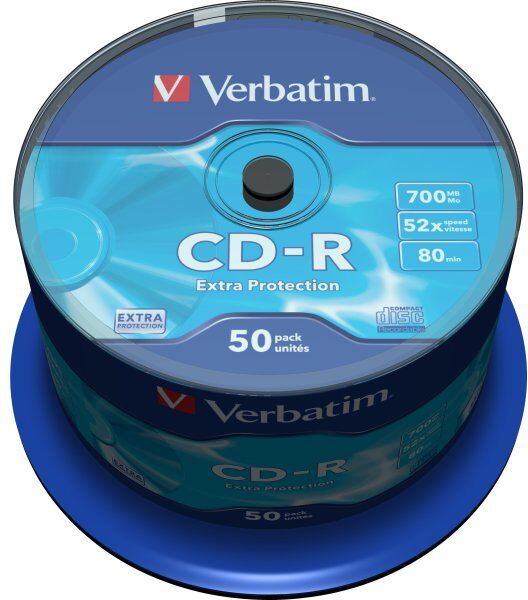 Verbatim Cd-R 700mb/80min Spindel, 50stk