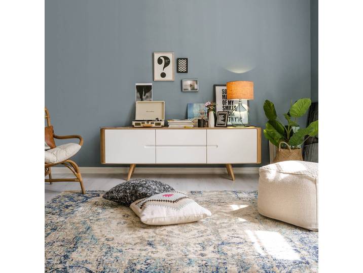 Sideboard I 180cm Braun/Weiß/Weiß
