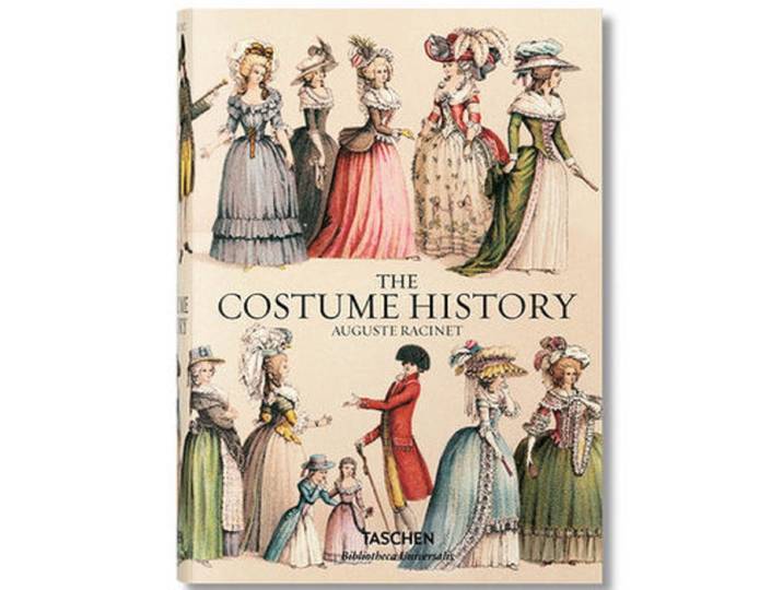 Nouveaux costumes, histoire des costumes classiques, livre sur l'histoire de la conception des costumes pour adultes, livre relié sur les costumes d'Auguste Laxi