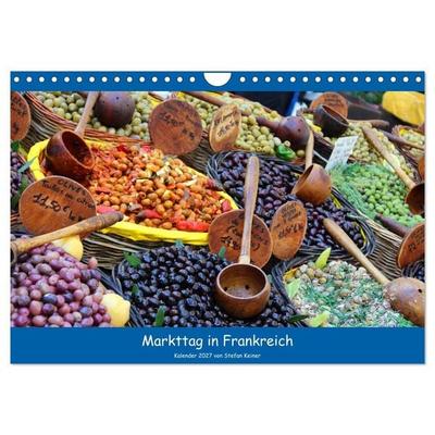 Markttag in Frankreich (Wandkalender 2027 DIN A4 quer), CALVENDO Monatskalender