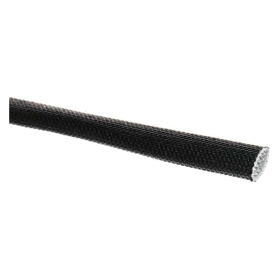 RS PRO Kabelschlauch Schwarz Acryl-Glasfaser für Kabel-Ø 4mm bis 4mm, Länge 5m Umflochtener Nein (Kabelschlauch, 500 cm) (398852)