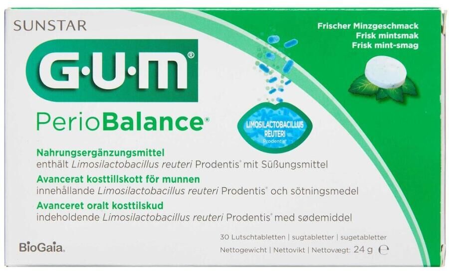 Gum PerioBalance sugetabletter Kosttilskud 30 stk