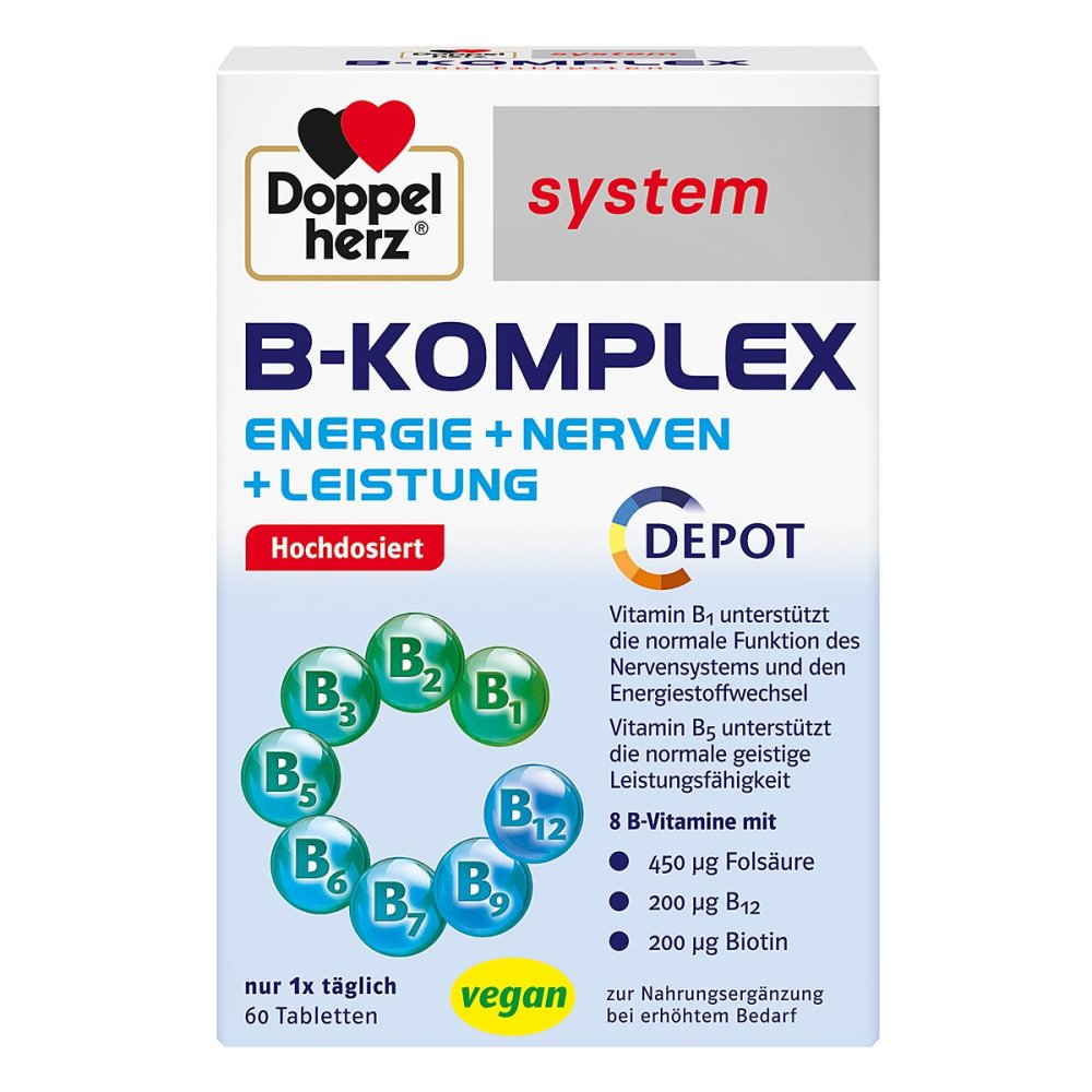Queisser Pharma GmbH & Co. KG Doppelherz B-Komplex system Tabletten 16226752