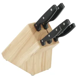 kuppels Sharp Line Edition Messerblock 5-tlg. - schwarz