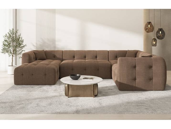 Couchlandschaft Sevilla U-Form in Stoff