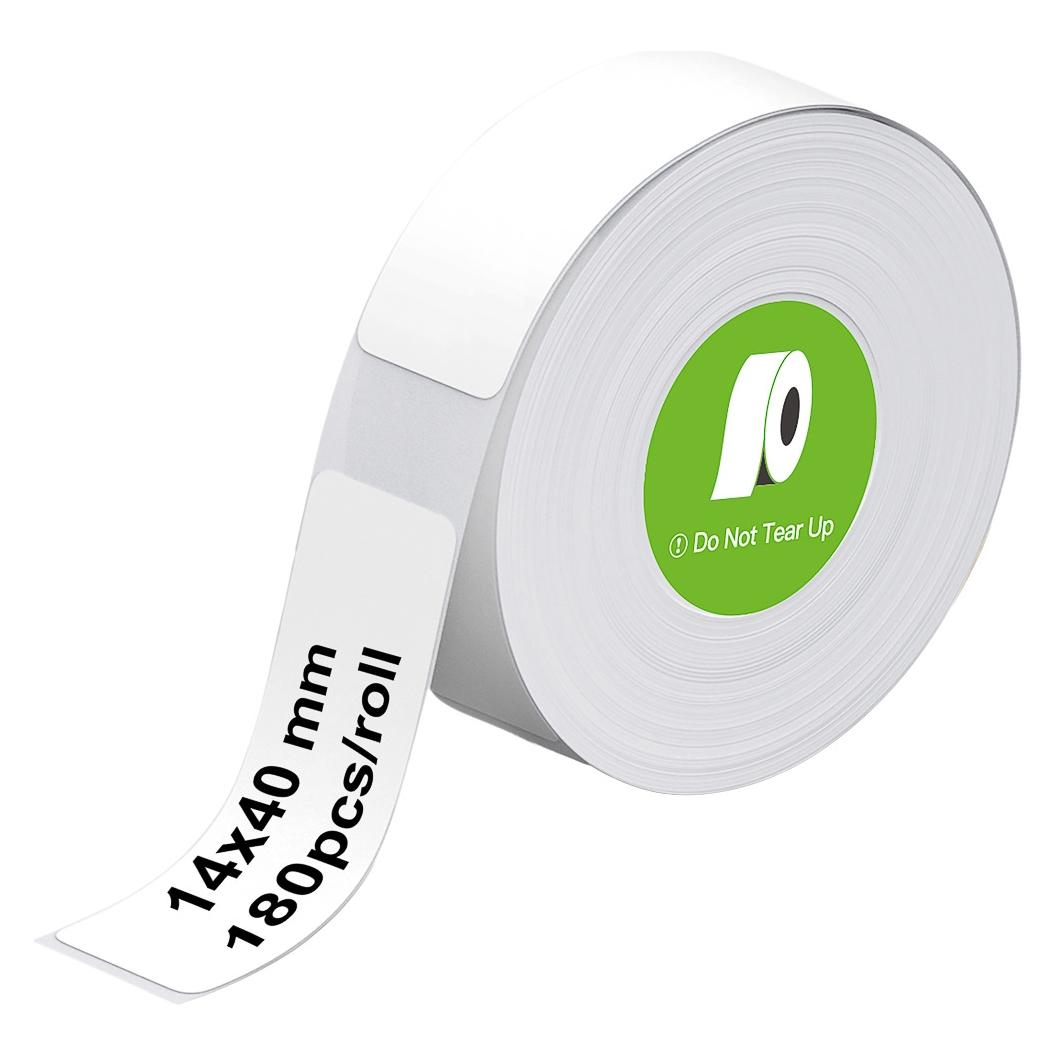 Olympia Etikettenrolle für Etikettendrucker weiss, 14,0 x 40,0 mm, 1 x 180 Etiketten (40 mm) (6311)