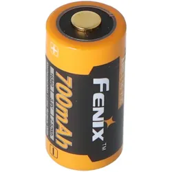 Ansmann CR123 A Li-Ion Akku 16340, 3,6-3,7V, min.700mAh, typisch 760mAh, 35x16mm Kapazität