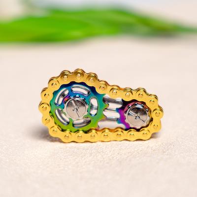 Modern Mode Marketplace Silent Stainless Steel Bike Chain Fidget Spinner For Stress Relief And Focus g