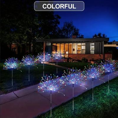 Uplifted Finds LED Garden Lawn Landscape Holiday String Lights 8 Modes 200 Leds rgb