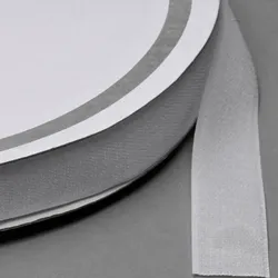 Klettband zum Nähen, Haken (Rolle mit 25 m) 38 mm | weiß, Nylon, Polyester