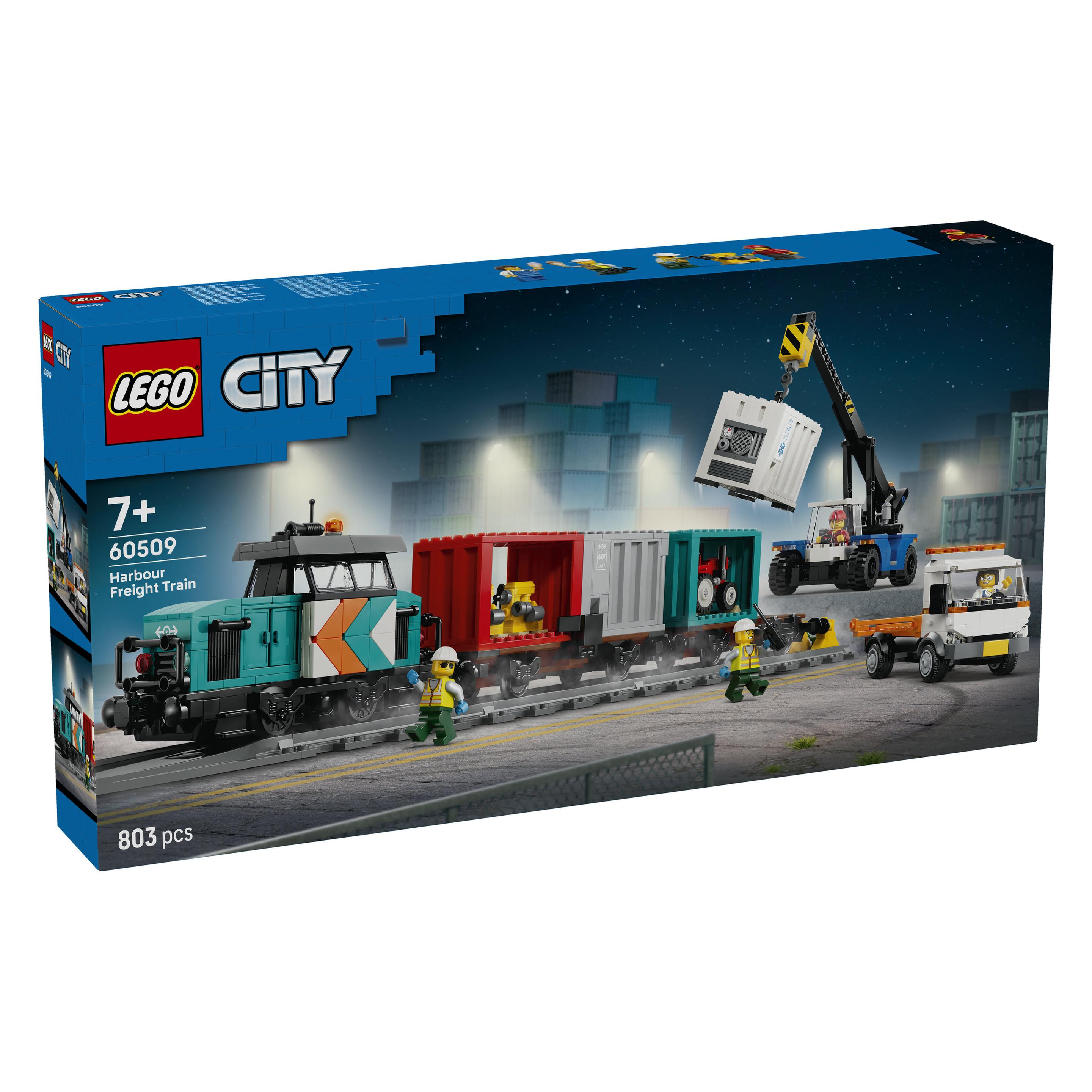 LEGO Hafengüterzug mit Kran und LKW (60509, LEGO City) (60509)