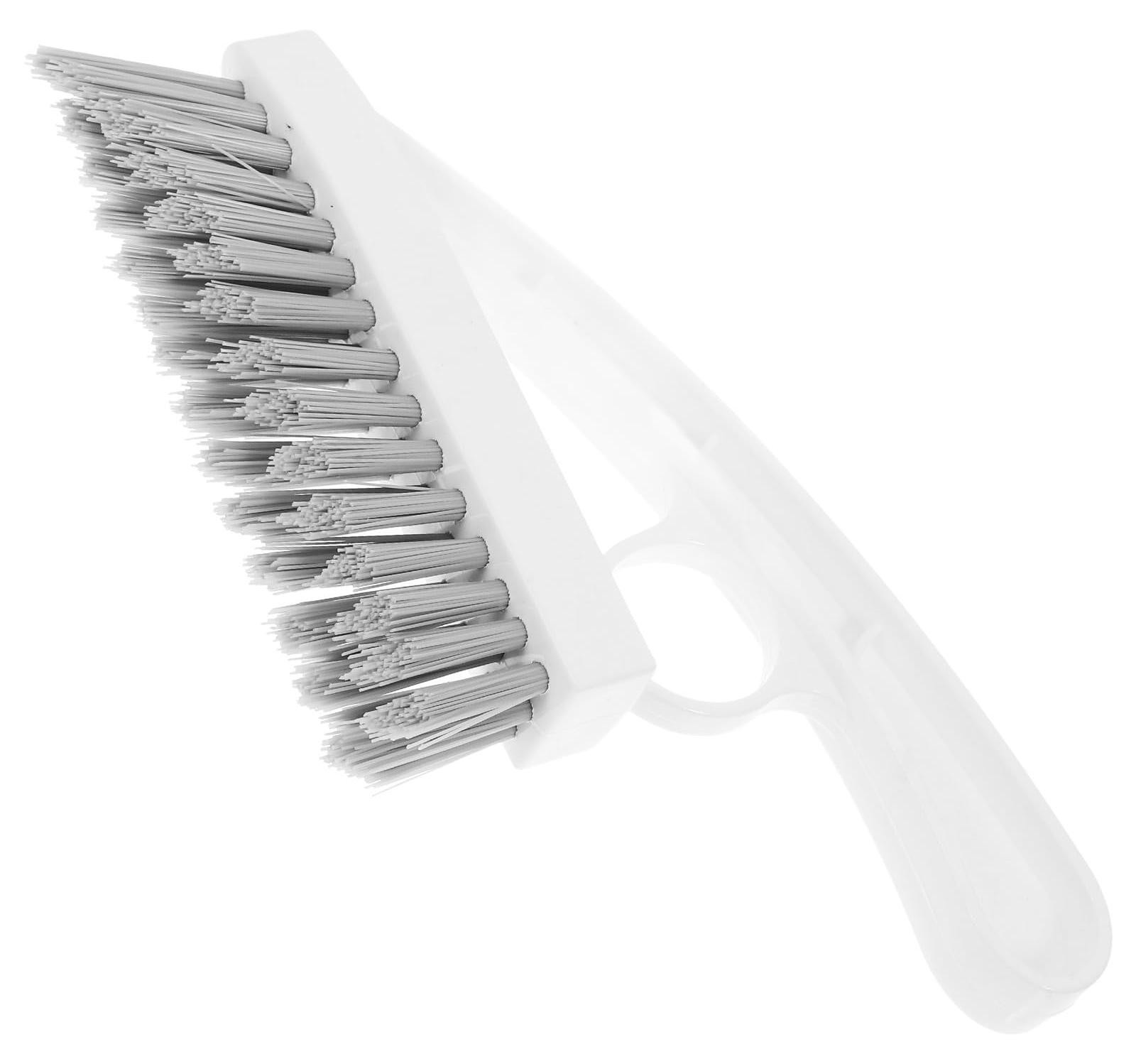 Dripio Fugenkwast met harde borstelharen en ergonomische handgreep, wit, B/D/H: 18 x 9,5 x 2,5 cm