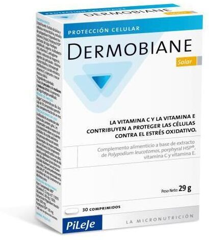 Pileje Dermobiane solaire 30 tablets composed of vitamin E and